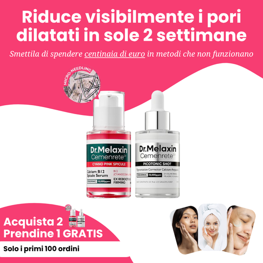 Dr. Melaxin – Duo Trattamento Pori e Macchie Lumi