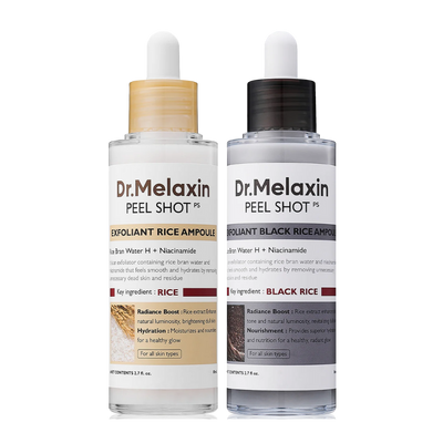 Dr. Melaxin – Duo Ampolle Illuminanti Peel Shot al Riso