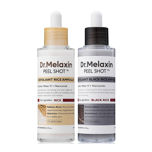 Dr. Melaxin – Duo Ampolle Illuminanti Peel Shot al Riso